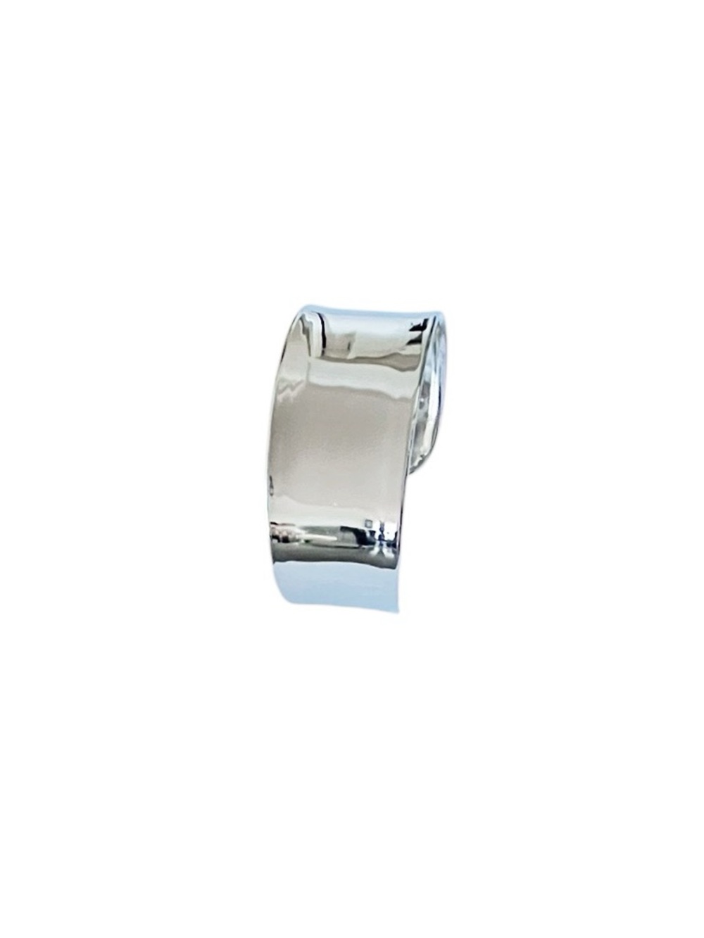 NEW Faux Silver Adjustable Cuff Bracelet Open Bangle Classic Everyday Jewelry